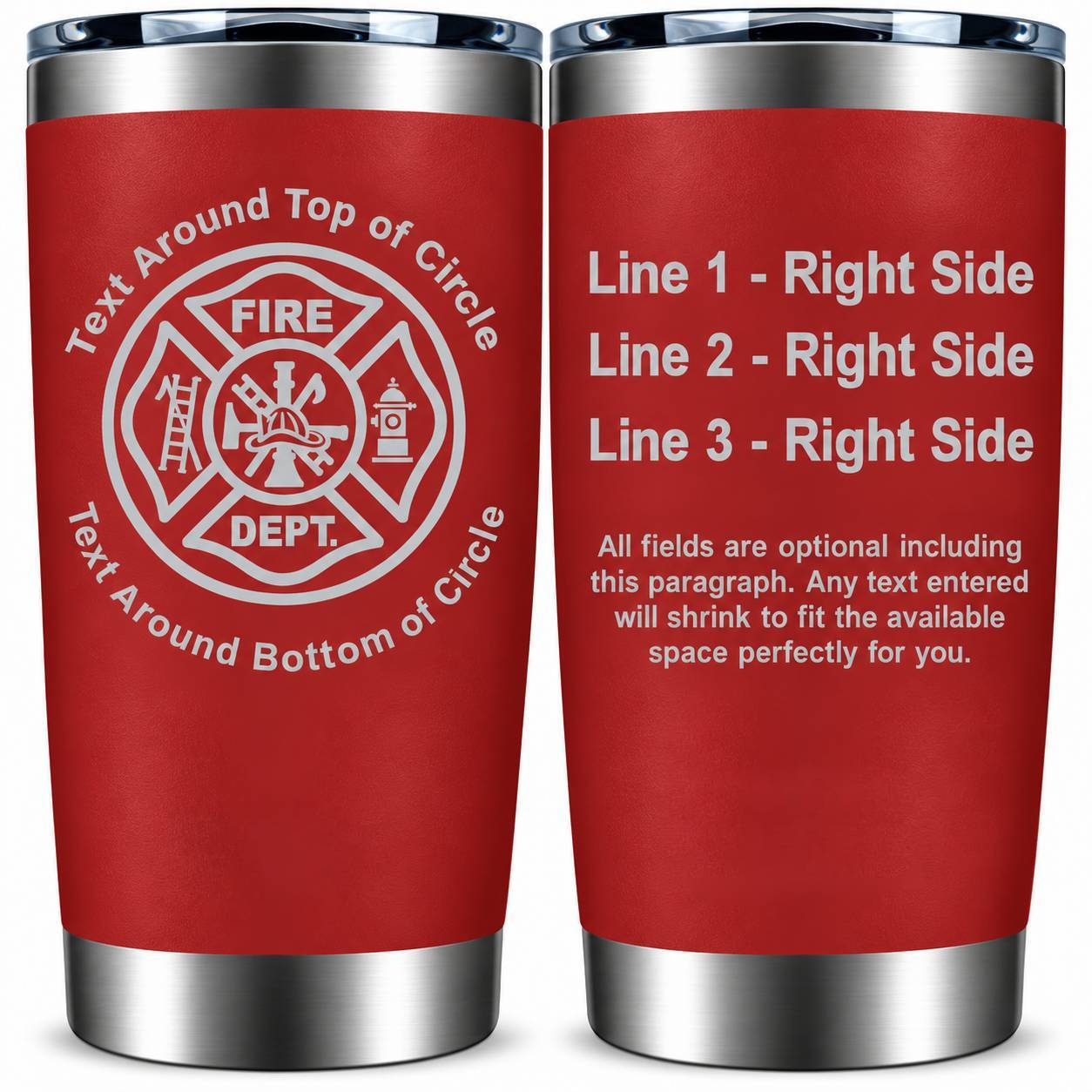 Personalized 20oz tumbler